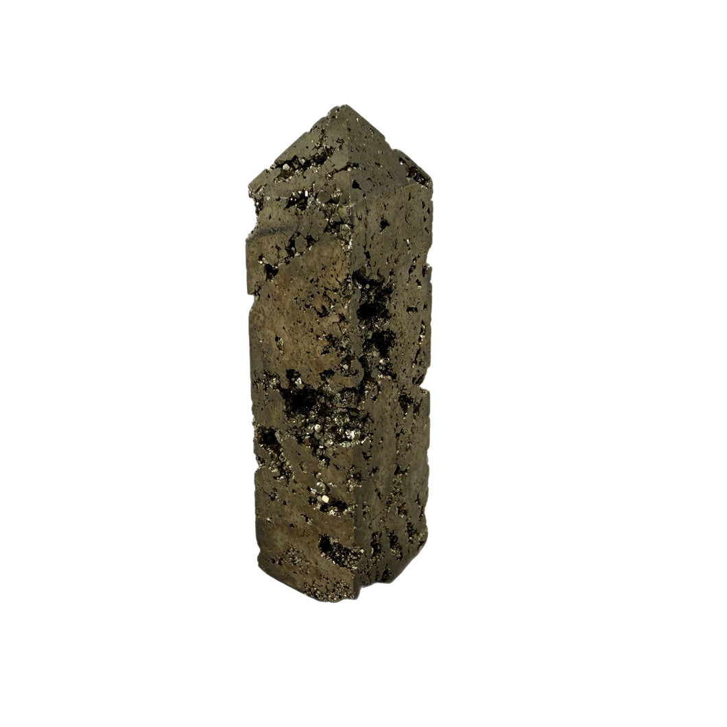 Large Iron Pyrite Obelisk - 161 grams - 3-1/4