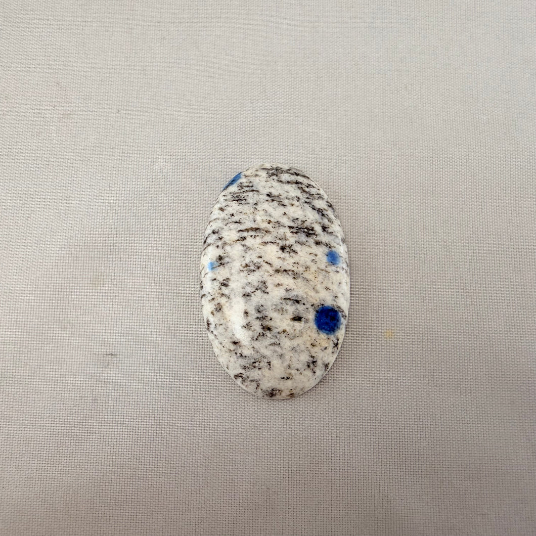 K2 Azurite Granite - Oval Stone Cabochon