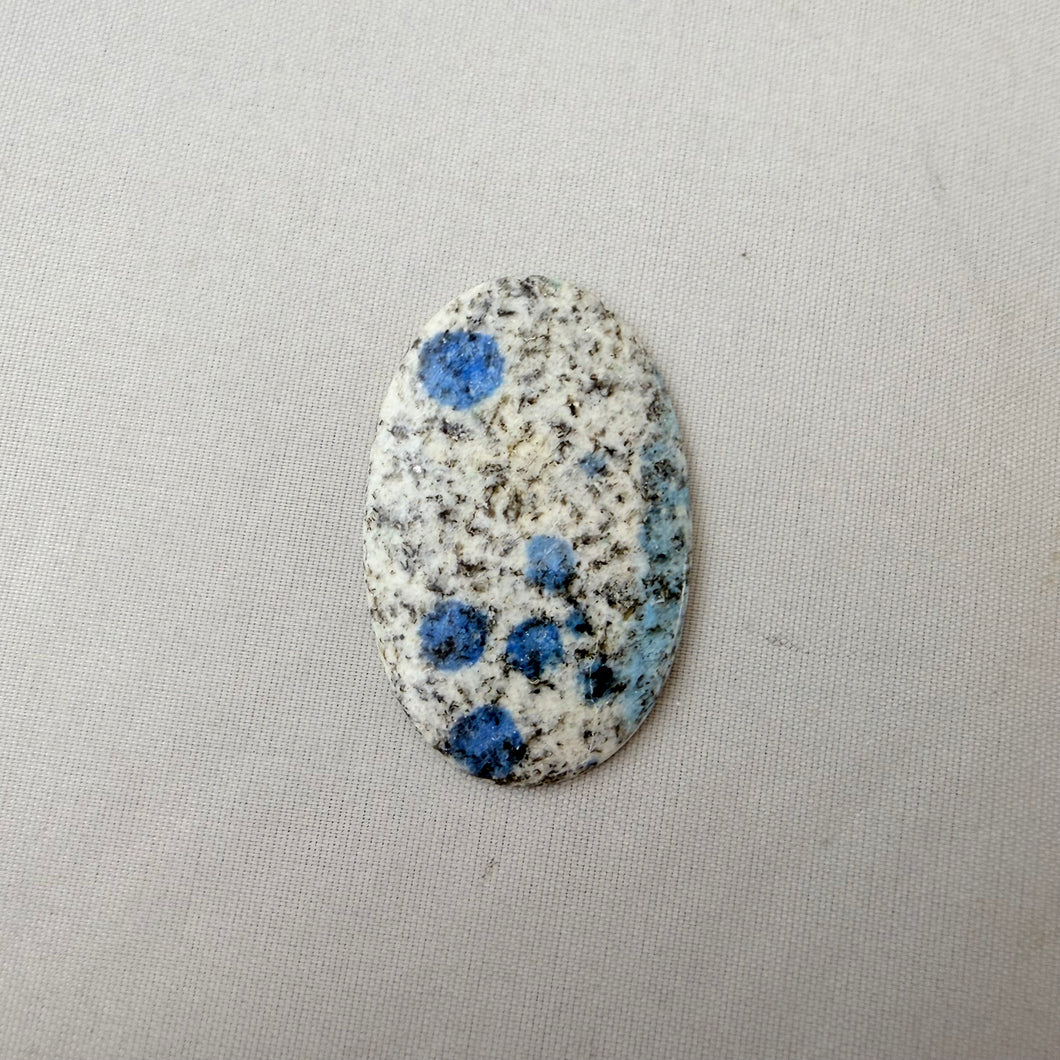 K2 Azurite Granite - Oval Stone Cabochon