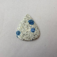K2 Azurite Granite -Teardrop Stone Cabochon