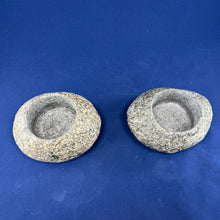 Pair - River Rock Stone Vases