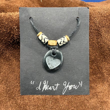 Heart Love Stone Pendant Necklace