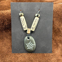 Tribal Sun Stone Pendant Necklace