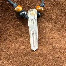 Quartz Crystal Stone Pendant Necklace
