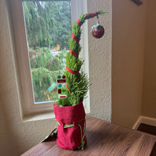 Fused Glass Plant Stake Totem - Christmas Dreams