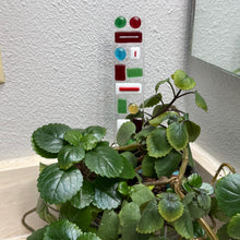 Fused Glass Plant Stake Totem - Christmas Dreams