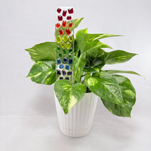 Fused Glass Plant Stake Totem - Rainbow Series
