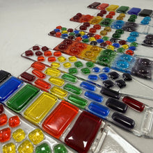 Fused Glass Plant Stake Totem - Rainbow Series