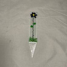 Fused Glass Plant Stake Totem - Daisy, Marigold, or Violet Flower