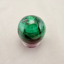 Polished Malachite Sphere – 2" Natural Stone Crystal Ball