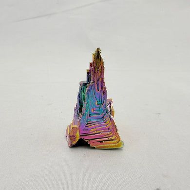 Bismuth Crystal – Vibrant Iridescent Geometric Metal Specimen