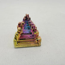 Bismuth Crystal – Vibrant Iridescent Geometric Metal Specimen