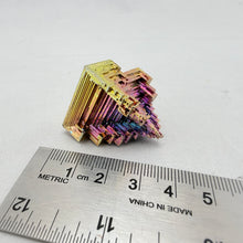 Bismuth Crystal – Vibrant Iridescent Geometric Metal Specimen