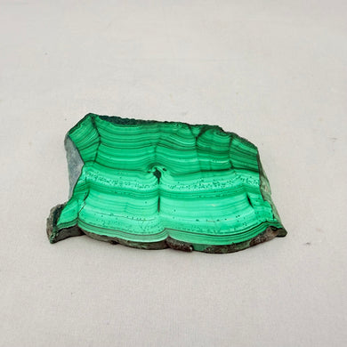 Polished Malachite Slab – 150 Gram Natural Stone Display Piece