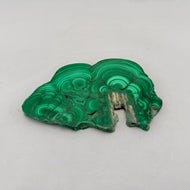 Polished Malachite Slab – 160 Gram Natural Stone Display Piece