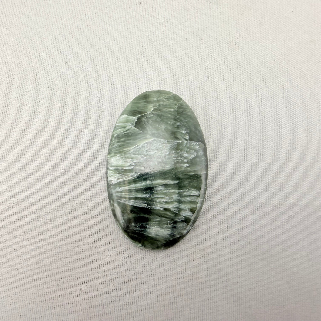 Seraphinite - Oval Cabochon - 10.5 grams