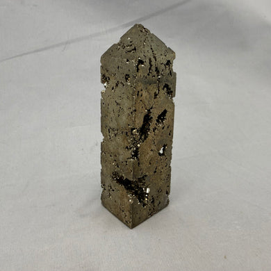 Large Iron Pyrite Obelisk - 161 grams - 3-1/4