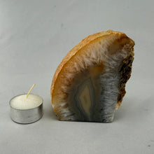 Brazilian Agate Tea Light Candle Holder – Natural Crystal Candle Holder Décor