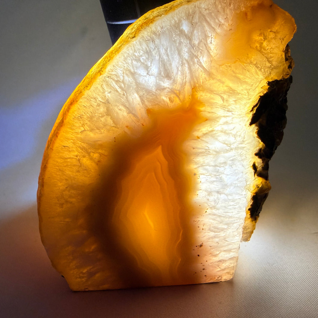 Brazilian Agate Tea Light Candle Holder – Natural Crystal Candle Holder Décor
