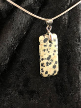 Dalmatian Jasper Stone Pendant Necklace