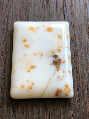 Polka Dot Agate - Rectangular Double Cusioned Cabochon