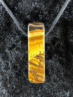 Rectangular Tiger's Eye Focal Bead
