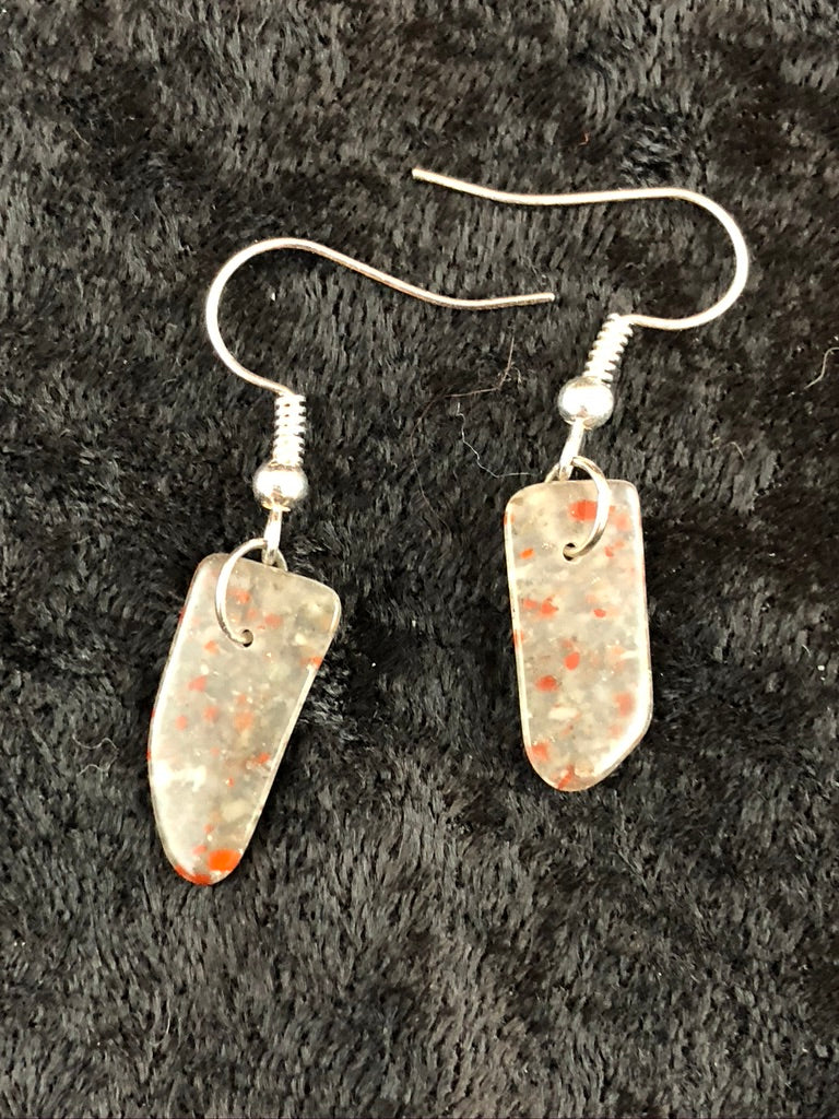 Cherry Orchard Agate Stone Earrings