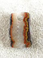 Moroccan Seam Agate Focal Bead