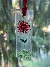 Fused Glass Sun Catcher - "Single Rose"