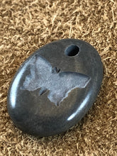 Butterfly Basalt Sand Carved Focal Bead
