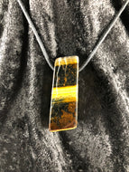 Trapazoid Tiger's Eye Focal Bead