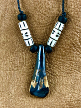 Tribal Water Buffalo Tooth Pendant Necklace