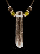 Clear Quartz Point Crystal Pendant Necklace