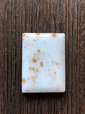 Polka Dot Agate - Rectangular Cusioned Cabochon