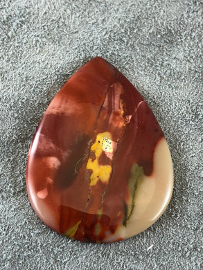 Mookaite Jasper- Pear Cabochon - 21 grams