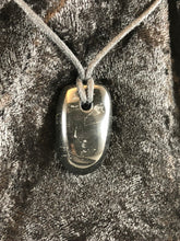 Medalion Basalt Carved Heart Focal Bead