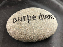 carpe diem - Sand Carved Stone
