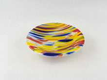 Medium Fused Clear Glass Bowl/Tray - "Carnival Spirit #1"