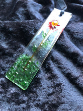 Fused Glass Sun Catcher - "Lone Flower"