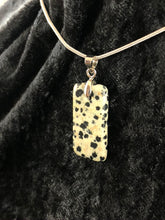 Dalmatian Jasper Stone Pendant Necklace