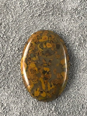 Bubble Gum Jasper - Oval Cabochon - 8.1 grams