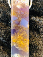 Amethyst Sage Agate - Rectangular Focal Bead
