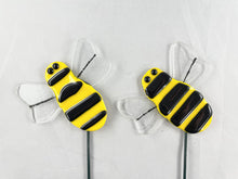 Bee Plant Stake - Fused Glass Garden Art