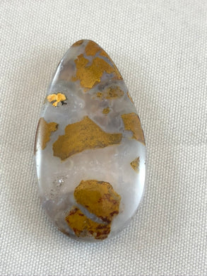 Tabacco Agate - Tear Drop Cabochon