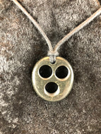 Drilled Mexican Beach Pebble Focal Bead