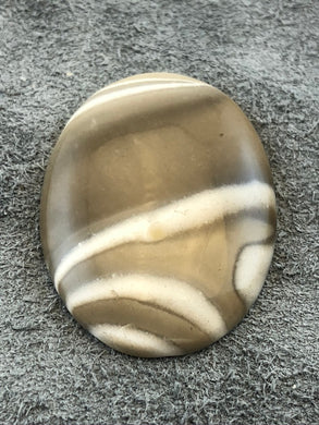 Polish Flint - Oval Cabochon