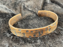 Hand Hammered Distressed Copper Bracelet