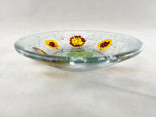 Medium Fused Glass Bowl - "Spring Flowers"