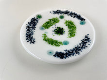 Small Fused Glass Bowl - "Spinning Streaks"