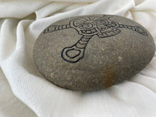 "Skull and Crossbones" - Sand Carved Stone